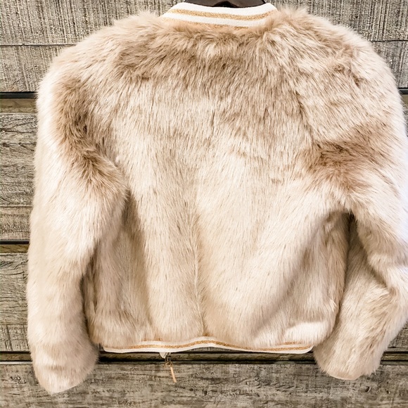 Mother The Letterman Faux Fur Jacket - Picture 5 of 5